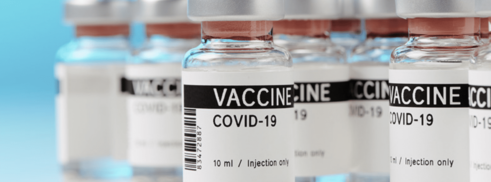 Covid vaccine banner