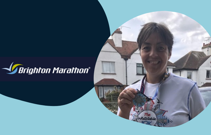Brighton Marathon - Jo Anelay