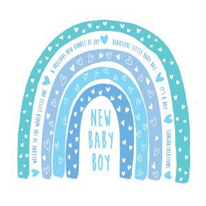 Baby boy card