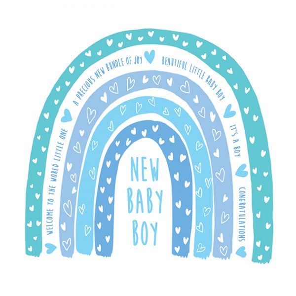 Baby boy card