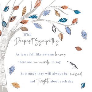 sympathy card