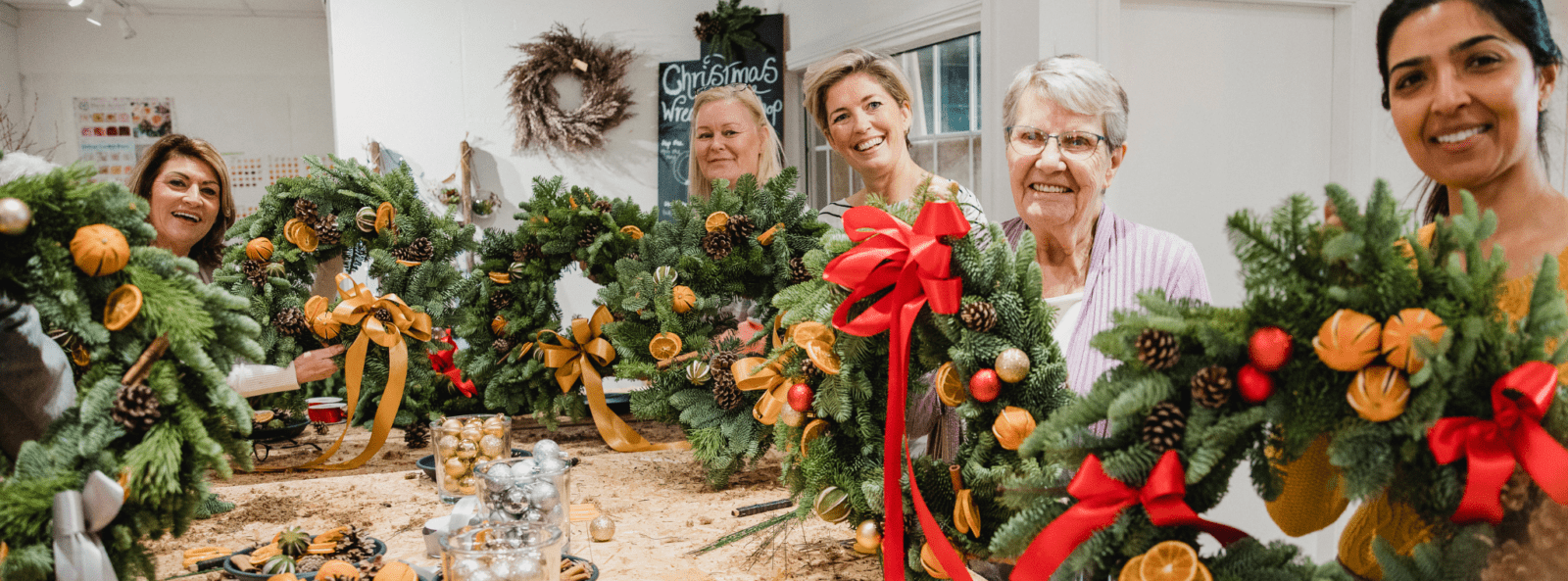 Christmas wreath workshops