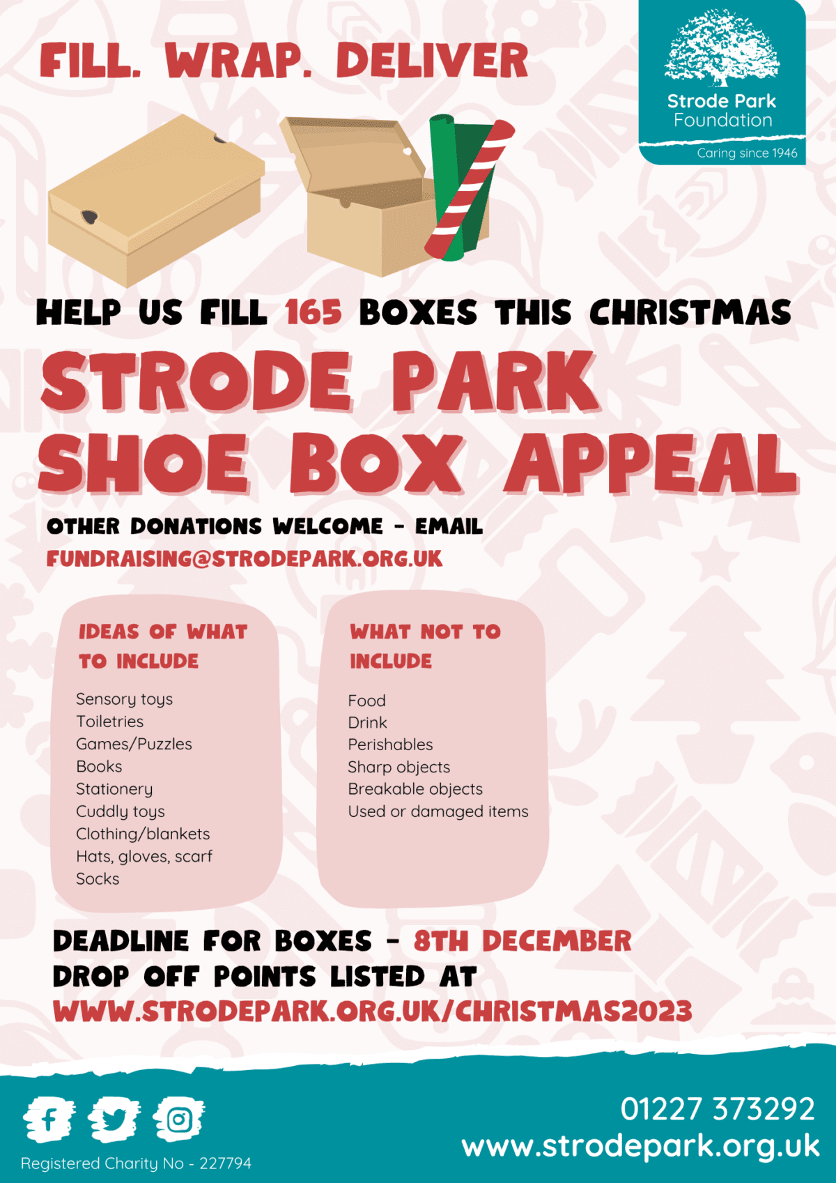 Christmas shoe box appeal 2023