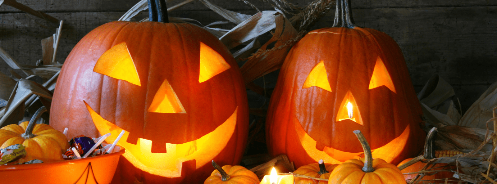 Pumpkin carving web banner