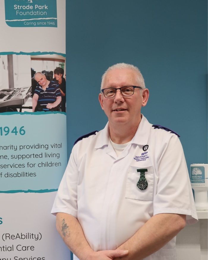 Male nurse in white uniform